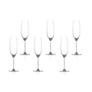 [Set of 6] Lucaris Bangkok Bliss Collection Champagne Wine Glass 180ml