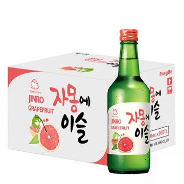 [Carton of 20] Jinro Grapefruit Soju