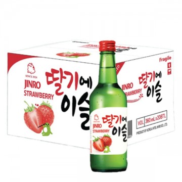 [Carton of 20] Jinro Strawberry Soju
