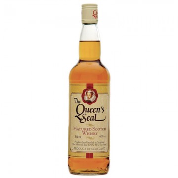 The Queen's Seal Blended Scotch Whisky-Round, 750ml