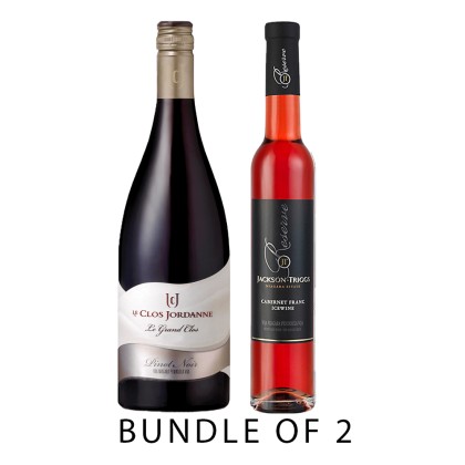 [Free tickets for the Wines of Canada Event] [Bundle Deal] Le Clos Jordanne Pinot Noir + Jackson Triggs Cabernet Franc Icewine