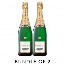 [Bundle Of 2] Champagne Monopole Heidsieck Gold Top Brut 2018, 750ml