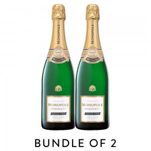 [Bundle Of 2] Champagne Monopole Heidsieck Gold Top Brut 2018, 750ml