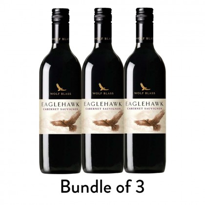 [Bundle of 3] Wolf Blass Eaglehawk Cabernet Sauvignon 2022 (440558) (5010097)