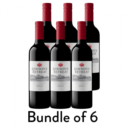 [BUNDLE OF 6] RAWSONS RETREAT MERLOT 2024